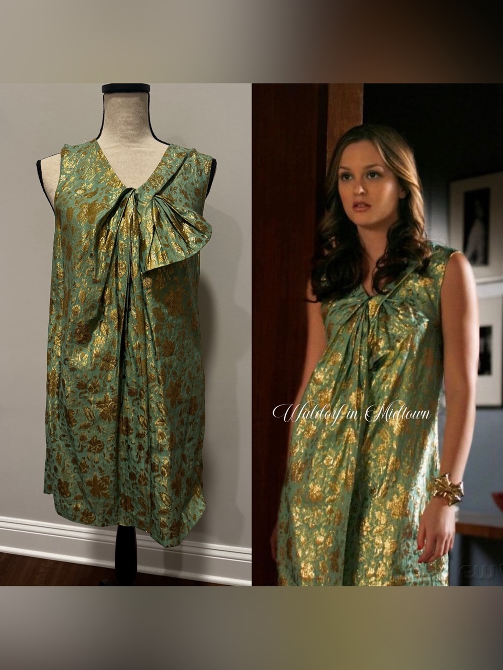 ASO BLAIR WALDORF Brocade dress ✨ size 6